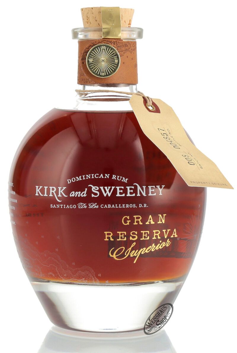 Kirk And Sweeney Gran Reserva Superior Rum Vol L Weisshaus Shop