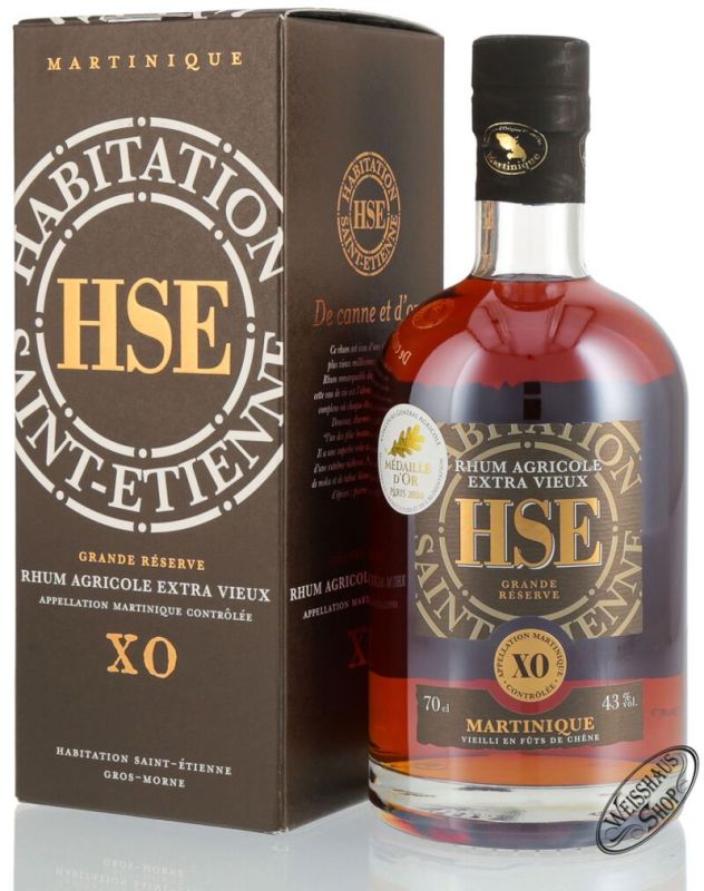 Hse Rhum Agricole Extra Vieux Extra Old Vol L Weisshaus Shop