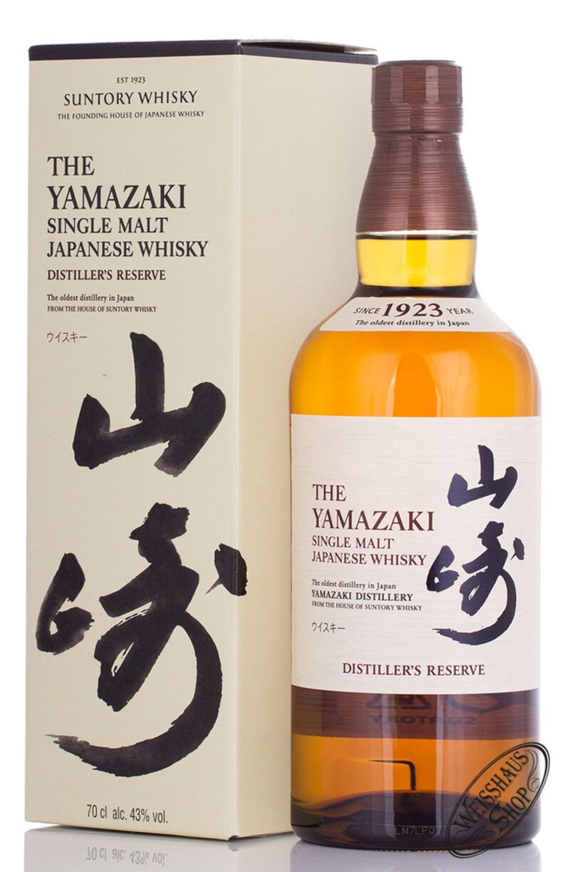 Yamazaki Distiller s Reserve Single Malt Whisky 43 vol. 0 70l